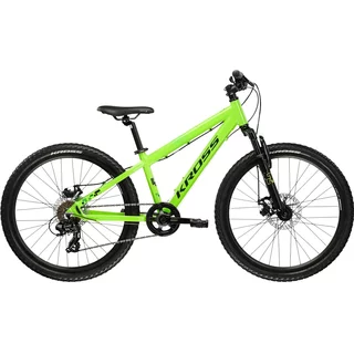 Kross Dust JR 1.0 DSC 24" Junior-Fahrrad – Modell 2026 - zelená/zelená/lesk