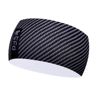 Attiq Lycra Thermo Sport-Stirnband - Kohlenstoff