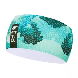 Attiq Lycra Thermo Sport-Stirnband - Ocean