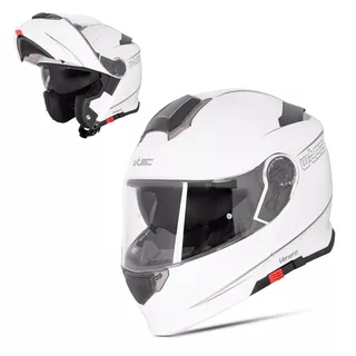 W-TEC Venero Klapphelm - Glossy White