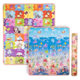 Rollende Kindermatte inSPORTline Lhotino 150x180x1,5 cm