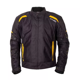 W-TEC Tosheck Herren Sommer Moto Jacke - schwarz-gelb