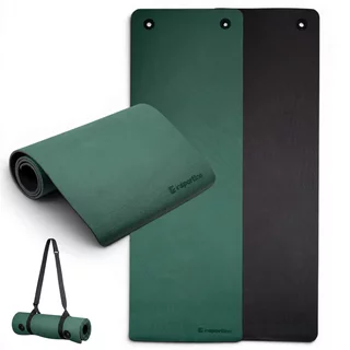 inSPORTline Kikami Trainingsmatte 180 x 61 x 0,8 cm - tmavě zeleno-černá