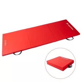 inSPORTline Trifold 180x60x3 cm faltbare Gymnastikmatte - rot