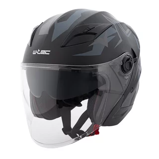 W-TEC Barcela Vermella Open Helm - schwarz-grau