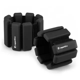 Fitnessgewichte für Knöchel und Handgelenk inSPORTline Brace 2x1,5 kg - schwarz