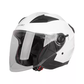 W-TEC Barcela Open Helm - weiß glänzend