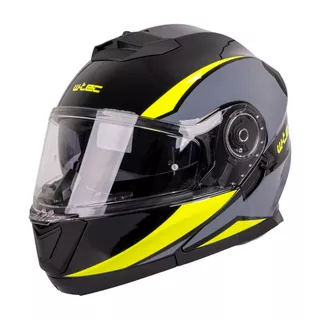 W-TEC Banelmeda Klapphelm - šedo-černo-fluo žlutá