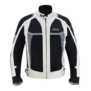 Herren-Sommer-Motojacke BOS Libera - Grau