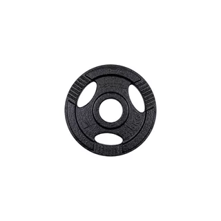 Olympische Scheibe aus Gusseisen inSPORTline Hamerton Schwarz 2,5 kg 50 mm