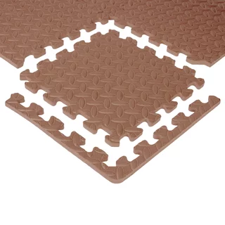 Puzzlematte inSPORTline Famkin (12 Fliesen, 18 Kanten) - mocha mousse