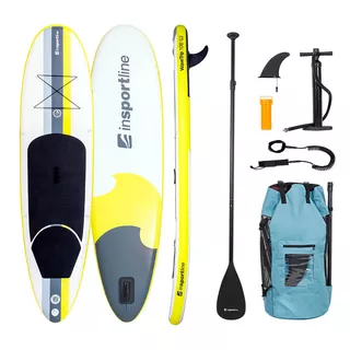 Paddleboard mit Zubehör inSPORTline WaveTrip 10'6" G3 - blau