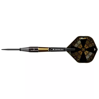 Darts Mission Crypt Schwarz & Gold PVD M2 90% Steel 3Stk