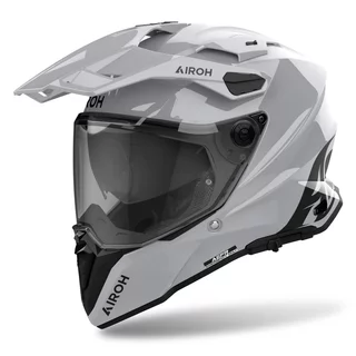 Moto přilba Airoh Commander 2 Color glänzend grau