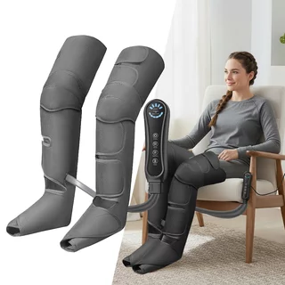 inSPORTline Beinhowair II Kompression Fußmassagegerät - grau