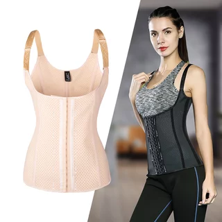 Fitnesskorsett mit Trägern inSPORTline Corsup - beige