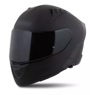 Motorradhelm Cassida Aero Solid schwarz matt/grau