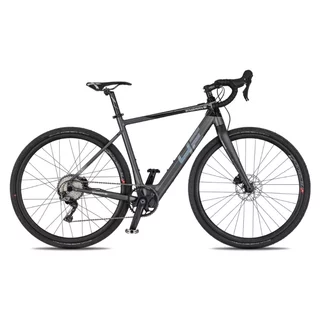 Gravel-E-Bike 4EVER ENGRAVE PRO 28" - titan/hologram