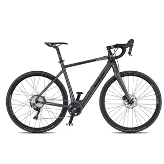 Gravel-E-Bike 4EVER ENGRAVE PRO 28" - titan/metal gold