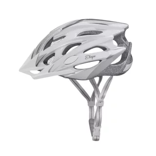 Fahrradhelm Etape Venus - bílá/stříbrná mat