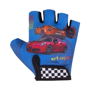 Kinder-Fahrradhandschuhe Etape Tiny - modrá (auto)