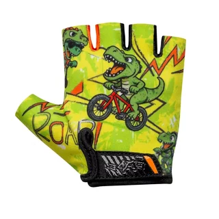 Kinder-Fahrradhandschuhe Etape Tiny - zelená (dino)