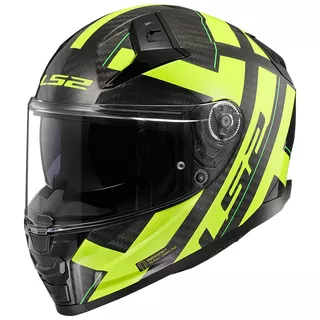 Motorradhelm LS2 FF811 Vector II Carbon Strong Gl. Gelb