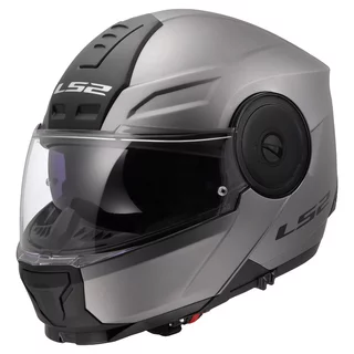 LS2 FF902 Scope II Solid Matt Titanium Motorradhelm zum Aufklappen