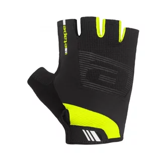 Fahrradhandschuhe Etape Garda - schwarz/gelb fluo