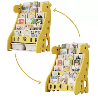 Kinderbibliothek inSPORTline Girafondo - gelb