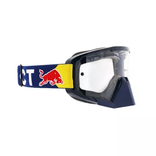 Motocross-Schutzbrille RedBull Spect Whip, blau, klares Plexiglas