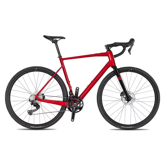 Gravel-Rad 4EVER Grizzly Race 28" – Modell 2026 - dragon green - flame red