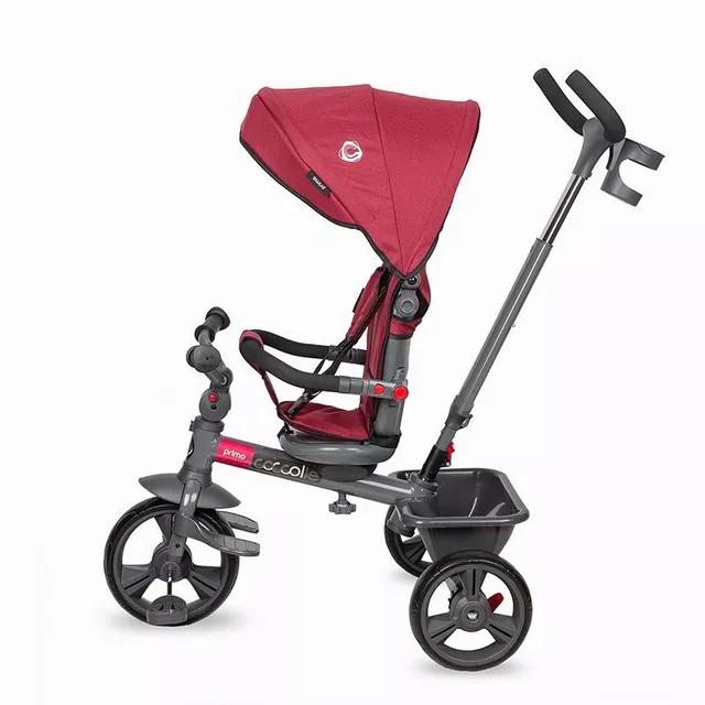 Kinderdreirad mit Führungsstange Coccolle Primo - Lunar Rock