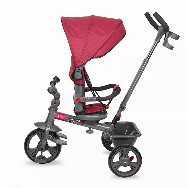 Kinderdreirad mit Führungsstange Coccolle Primo - Lunar Rock