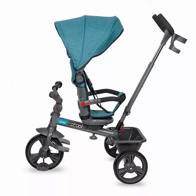 Kinderdreirad mit Führungsstange Coccolle Primo - Lunar Rock