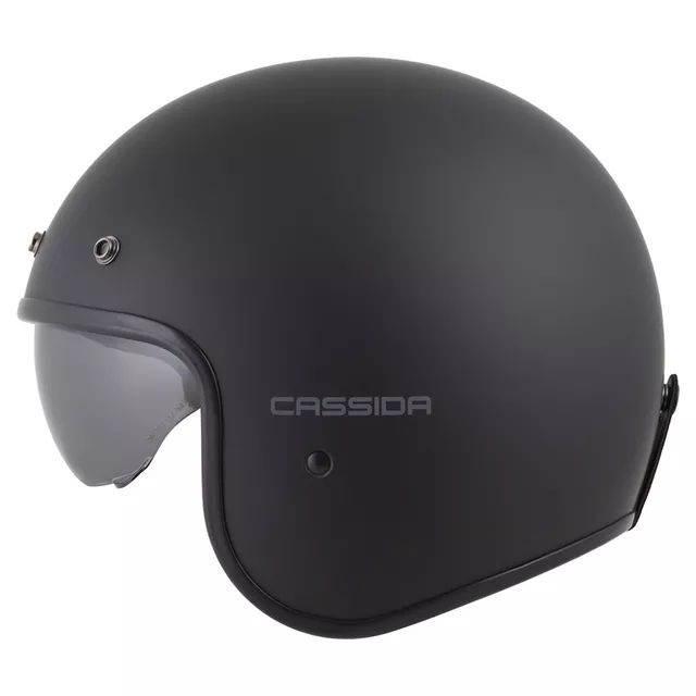 Cassida Oxygen Solid 2.0 Motorradhelm schwarz-matt/dunkelgrau