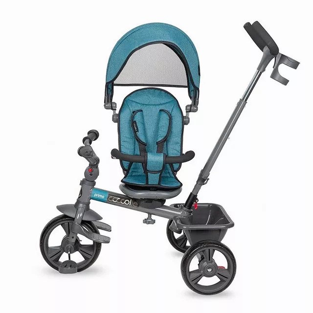 Kinderdreirad mit Führungsstange Coccolle Primo - Lunar Rock