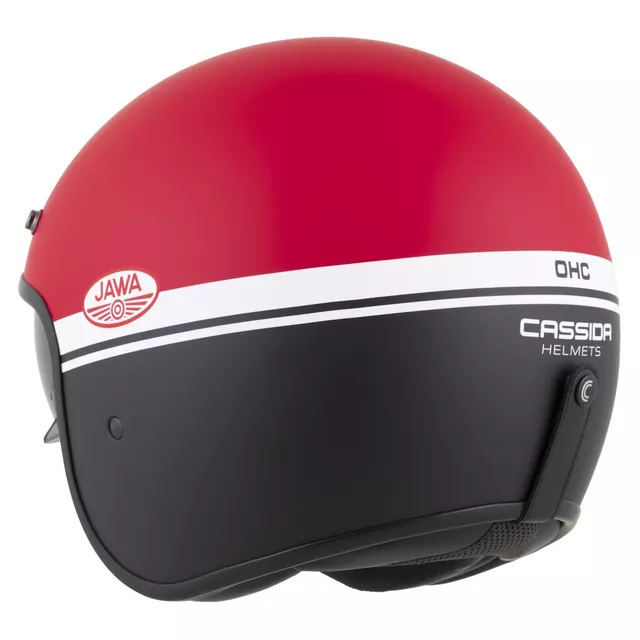 Motorradhelm Cassida Oxygen Jawa OHC 2.0 rot matt/schwarz/weiß