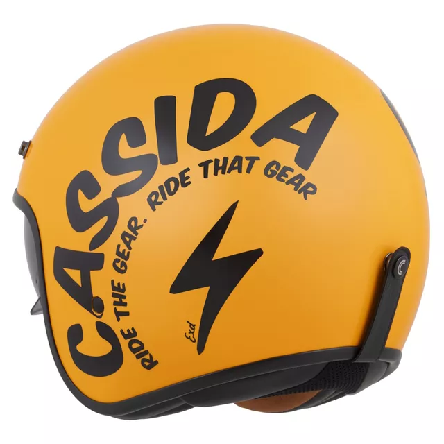 Motorradhelm Cassida Oxygen Gear 2.0 gelb/schwarz