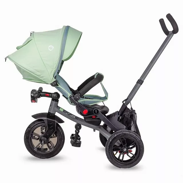 Kinderdreirad mit Führungsstange Coccolle Pianti - True Blue