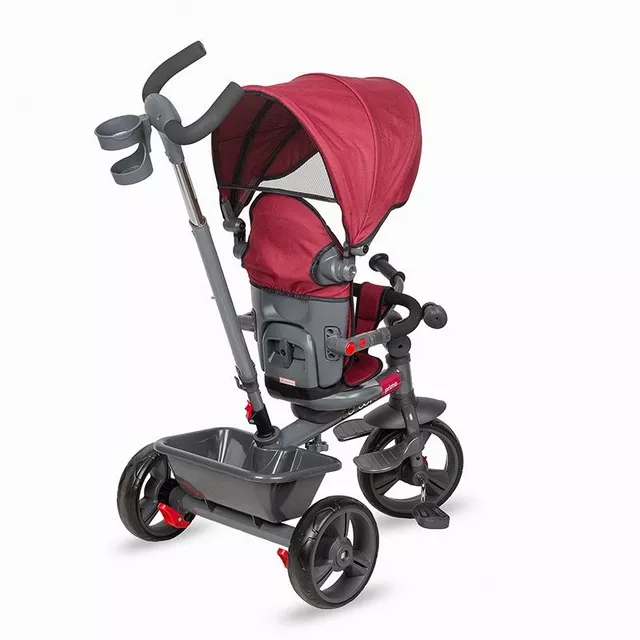 Kinderdreirad mit Führungsstange Coccolle Primo - Lunar Rock