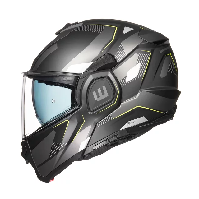 W-TEC Zoroz P/J klappbarer Motorradhelm - Glossy Tricolor