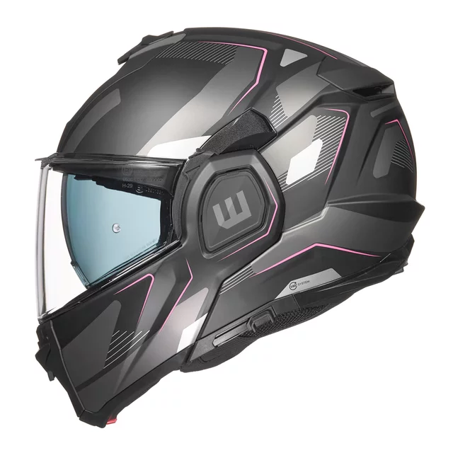 W-TEC Zoroz P/J klappbarer Motorradhelm - Glossy Tricolor