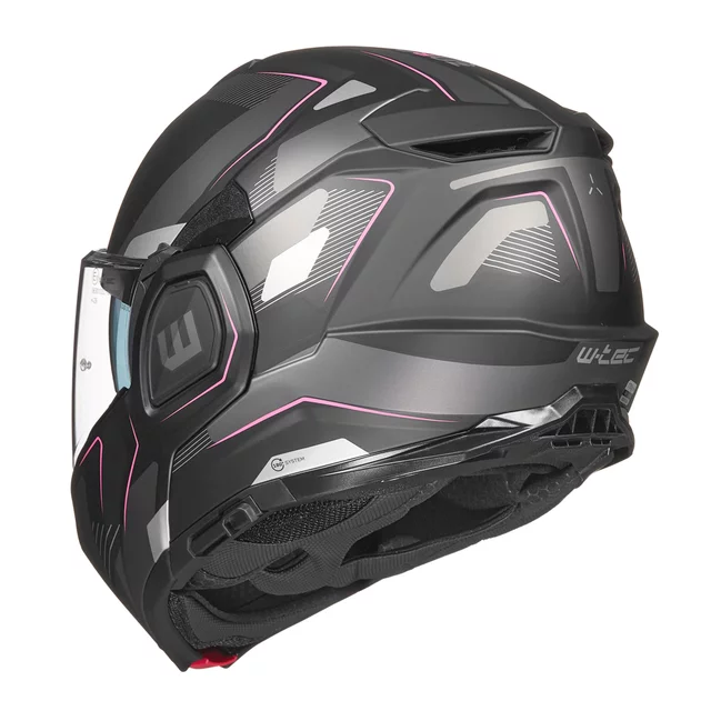 W-TEC Zoroz P/J klappbarer Motorradhelm - Glossy Tricolor