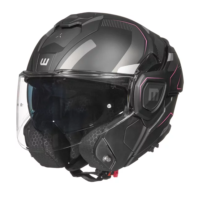 W-TEC Zoroz P/J klappbarer Motorradhelm - Glossy Tricolor