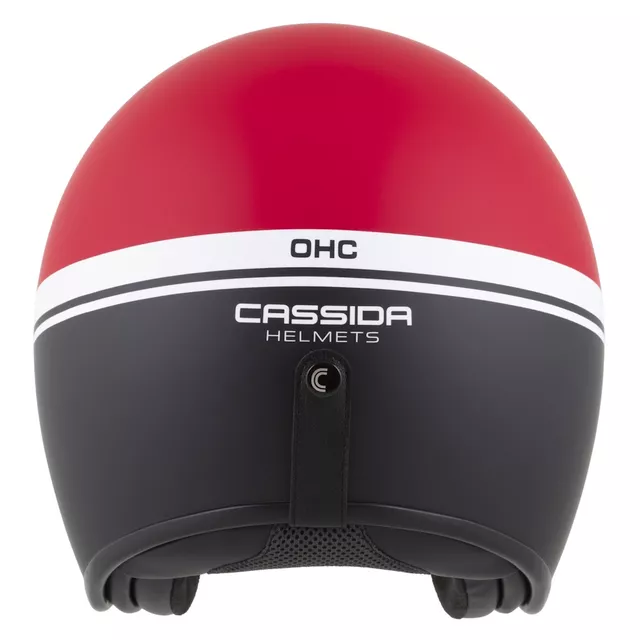Motorradhelm Cassida Oxygen Jawa OHC 2.0 rot matt/schwarz/weiß