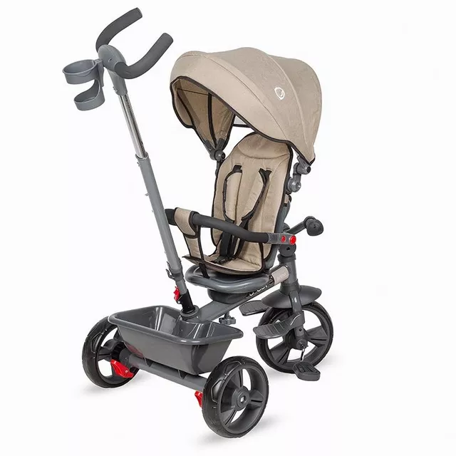 Kinderdreirad mit Führungsstange Coccolle Primo - Lunar Rock