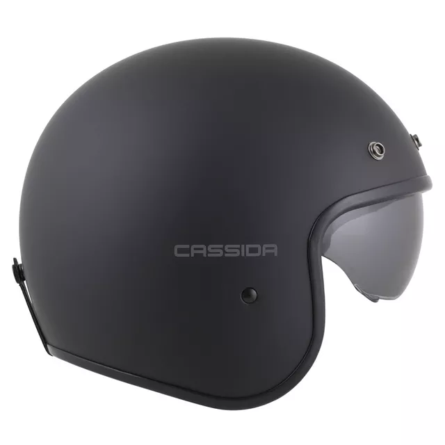 Cassida Oxygen Solid 2.0 Motorradhelm schwarz-matt/dunkelgrau