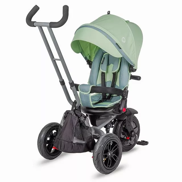 Kinderdreirad mit Führungsstange Coccolle Pianti - True Blue