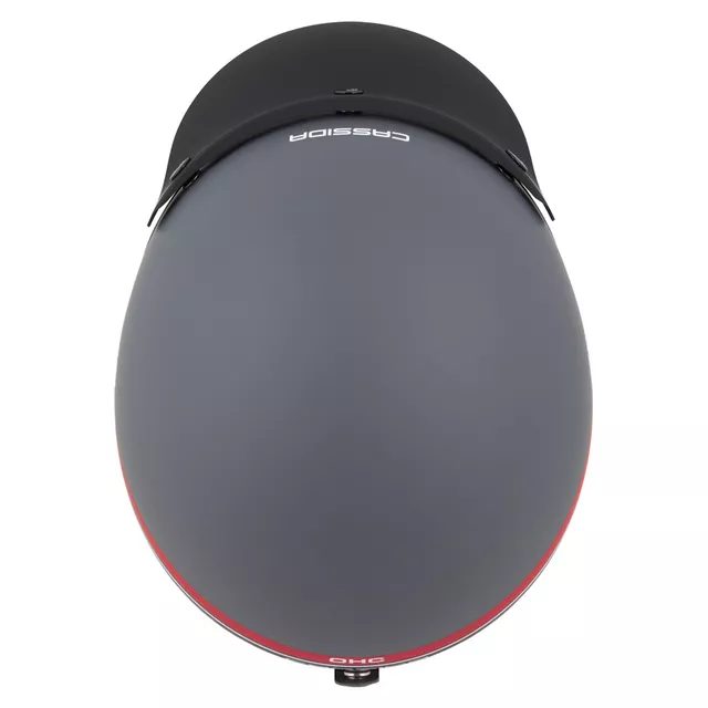 Motorradhelm Cassida Oxygen Jawa OHC 2.0 grau matt/rot/schwarz/weiß